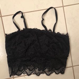 Aerie Black Bralette (not padded)